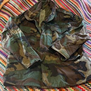 U.S. Army Green and Brown Camouflage Jacket